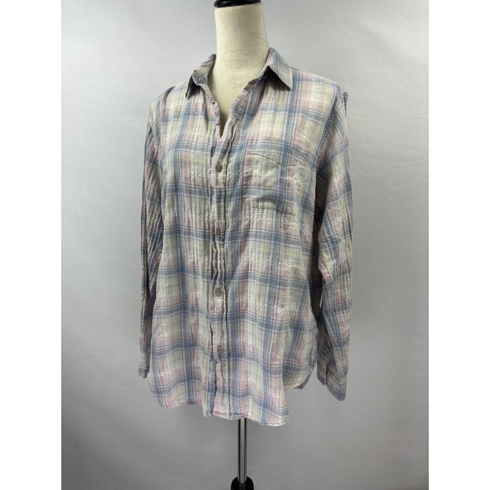 Current Elliott Prep School Button Down Desert Pl… - image 4